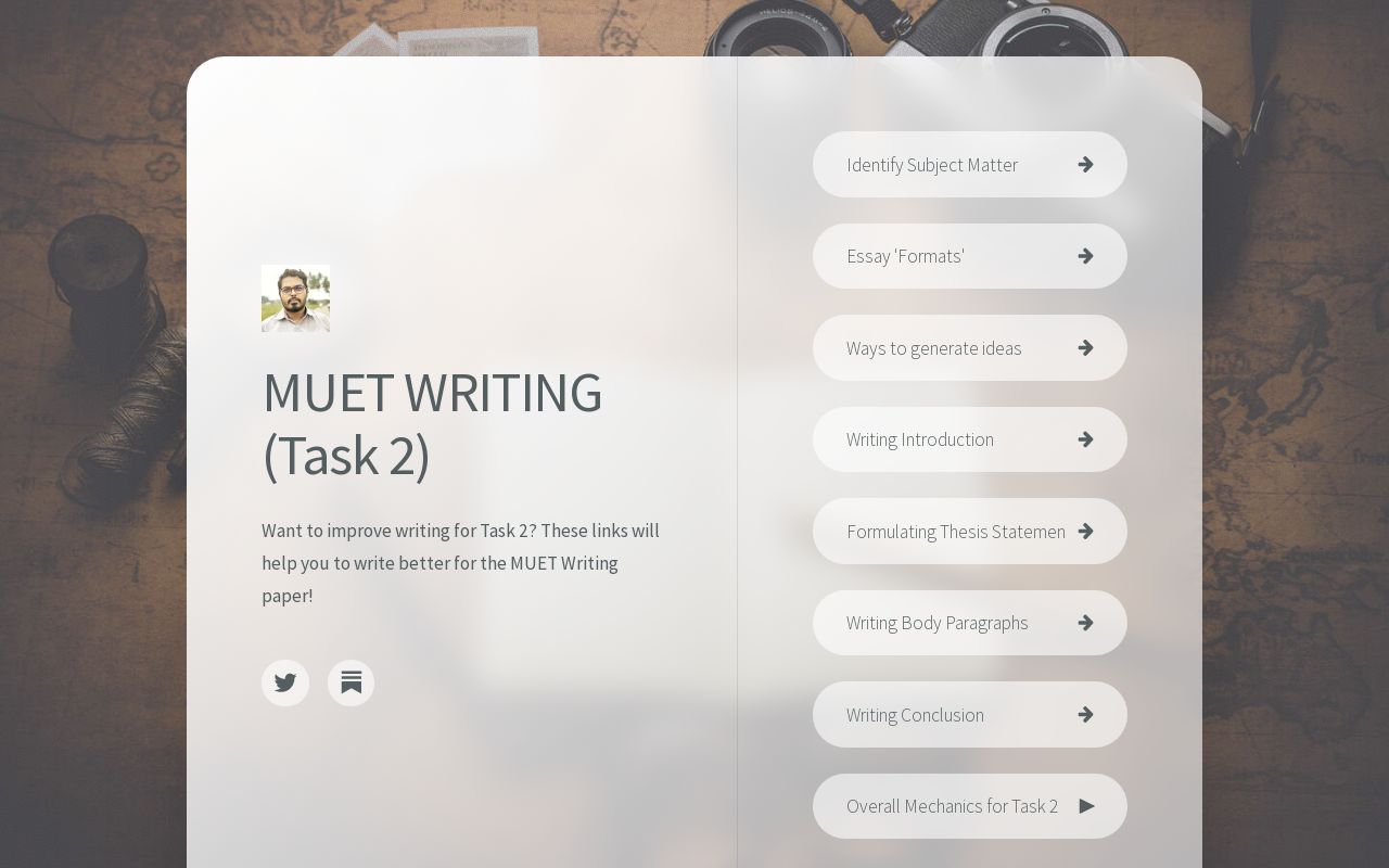 MUET Writing Task 2